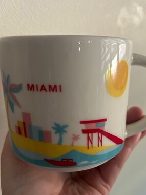 Miami Starbucks You Are Here Ceramic Mug